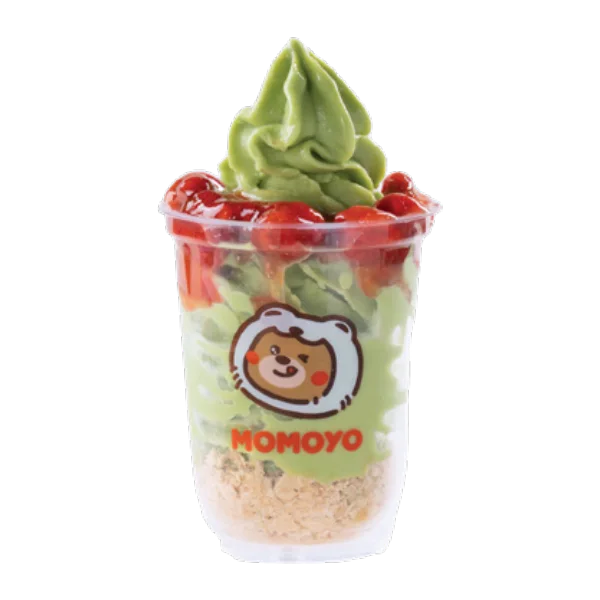 Matcha Strawberry Sundae